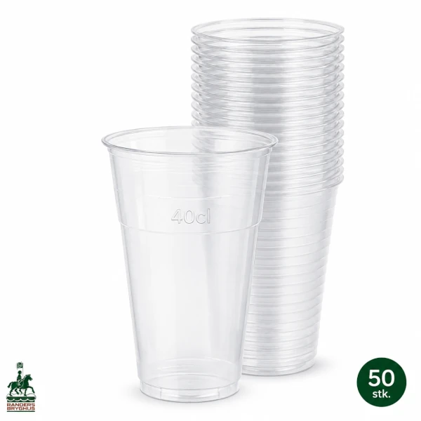 Plastglas 40 cl – 50 stk.